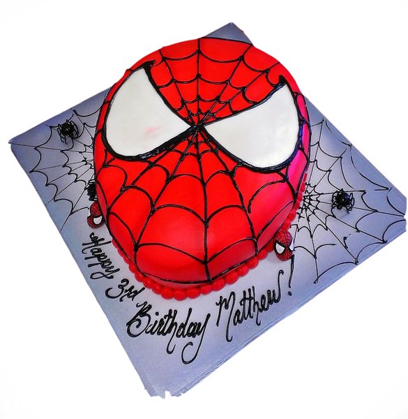 The Spiderman Face Buttercream Cake – 1.0Kg