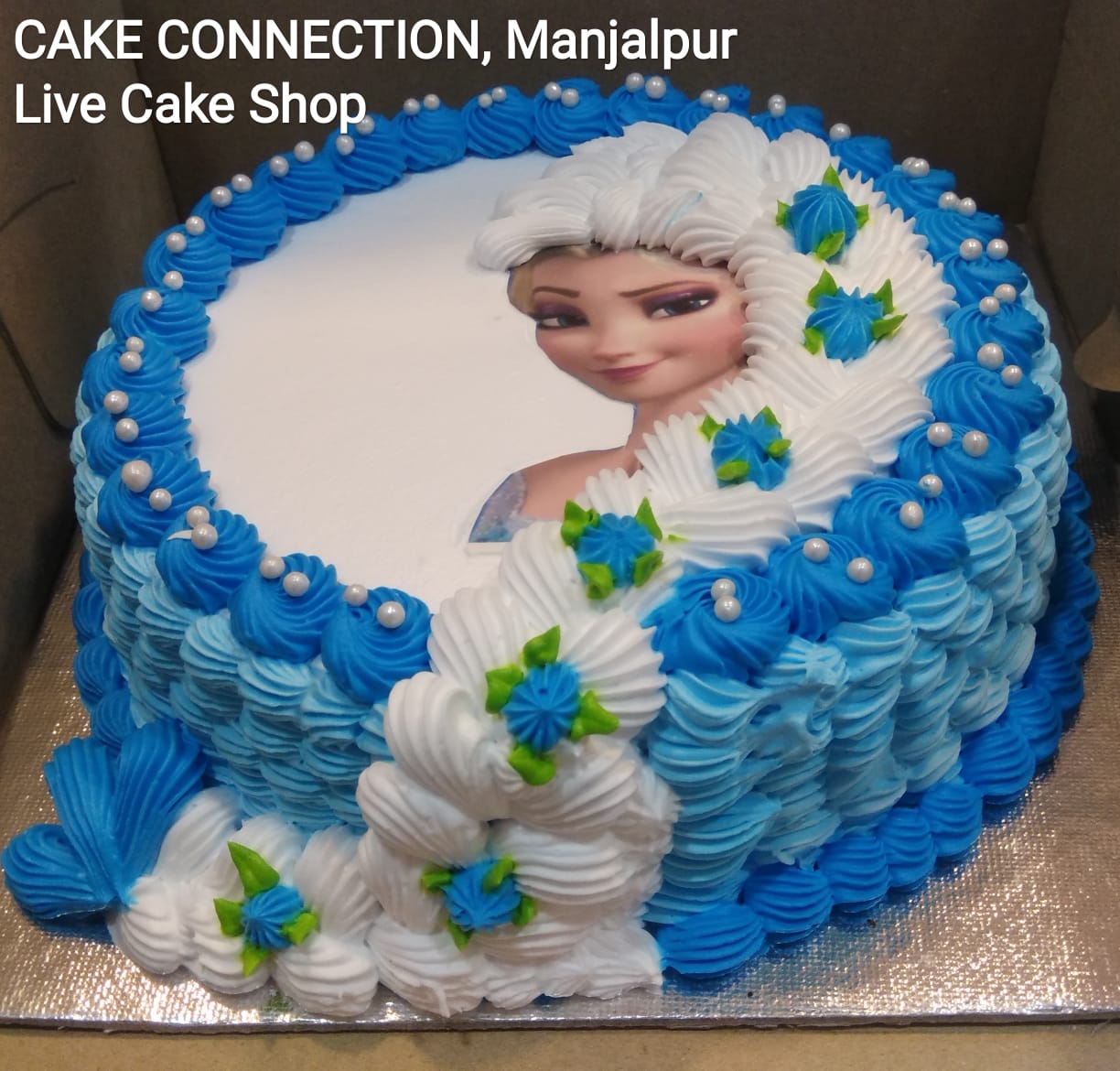 Frozen Girl Theme-2 Cake (1KG) - Cake Connection| Online Cake ...