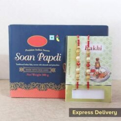 2 Rakhi with SonPapdi Combo