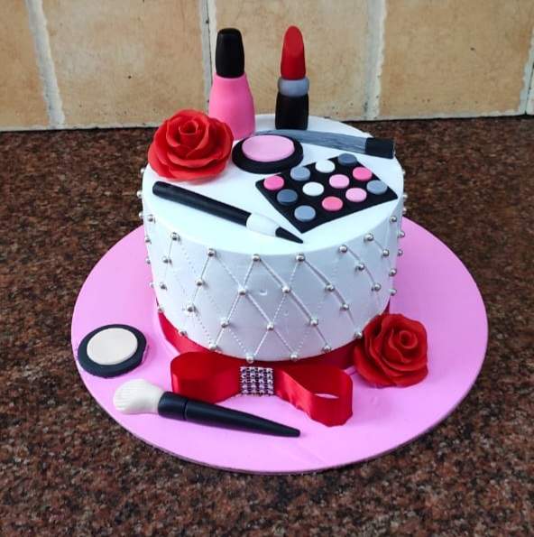 Mac Makeup Birthday Cake | Luscious Lovelies Cakes