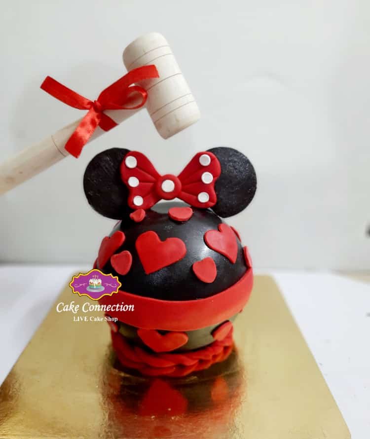 Micky Mouse Theme Pinata Cake 1 Micky Mouse Theme Pinata Cake