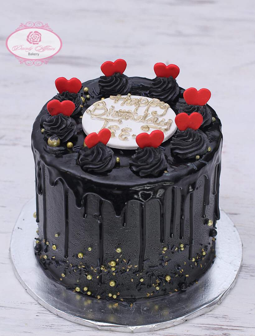Designer Chocolate Vanilla Cake (1 Kg) - Cakes To India