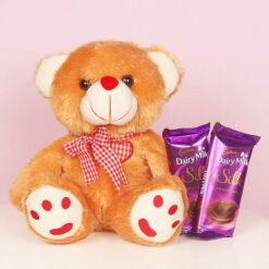 Medium TeddyBear with Chocolates