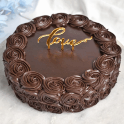 Chocolicious Love Cake ( Eggless )